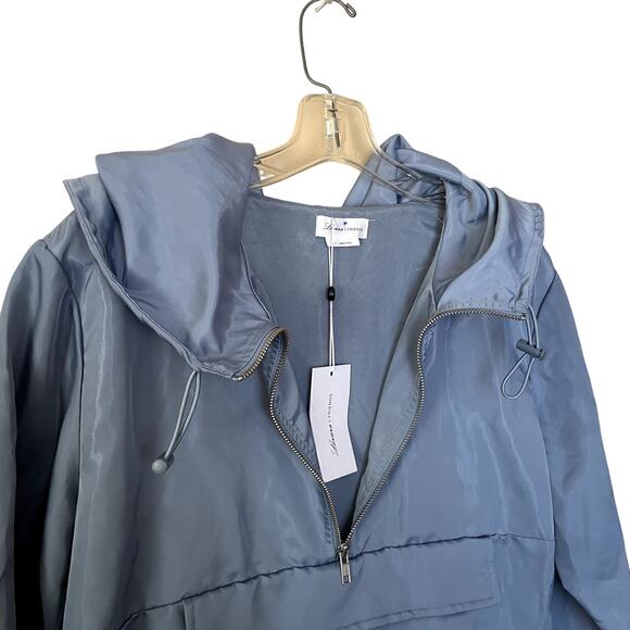Lovers + Friends Lydia Pullover Jacket Storm Blue Windbreaker Size Small NWT - Picture 8 of 9